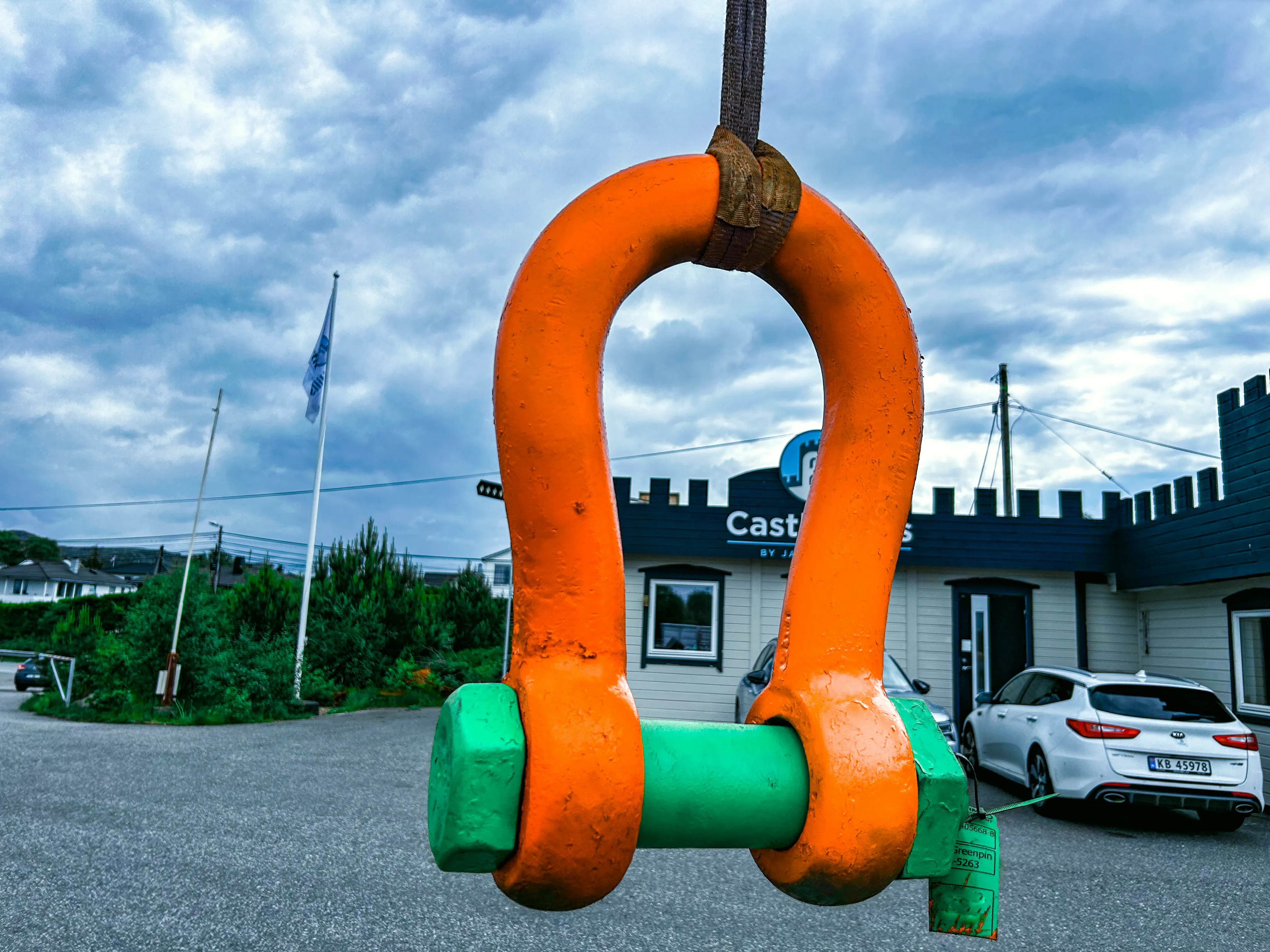Green Pin shackle in Norway