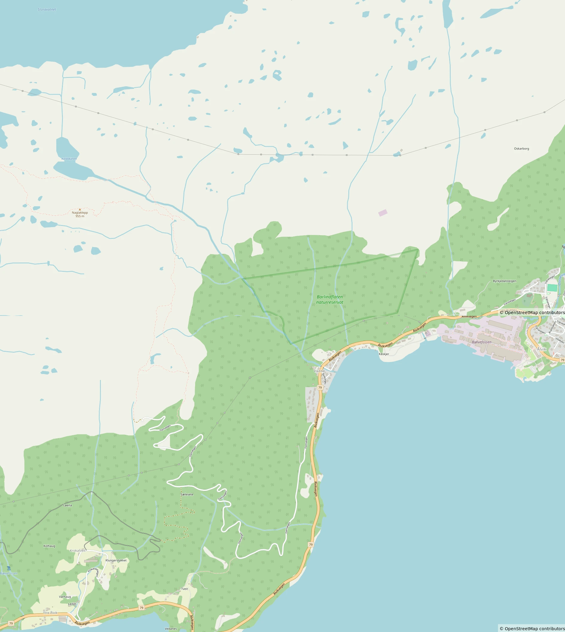 Ålvik Map