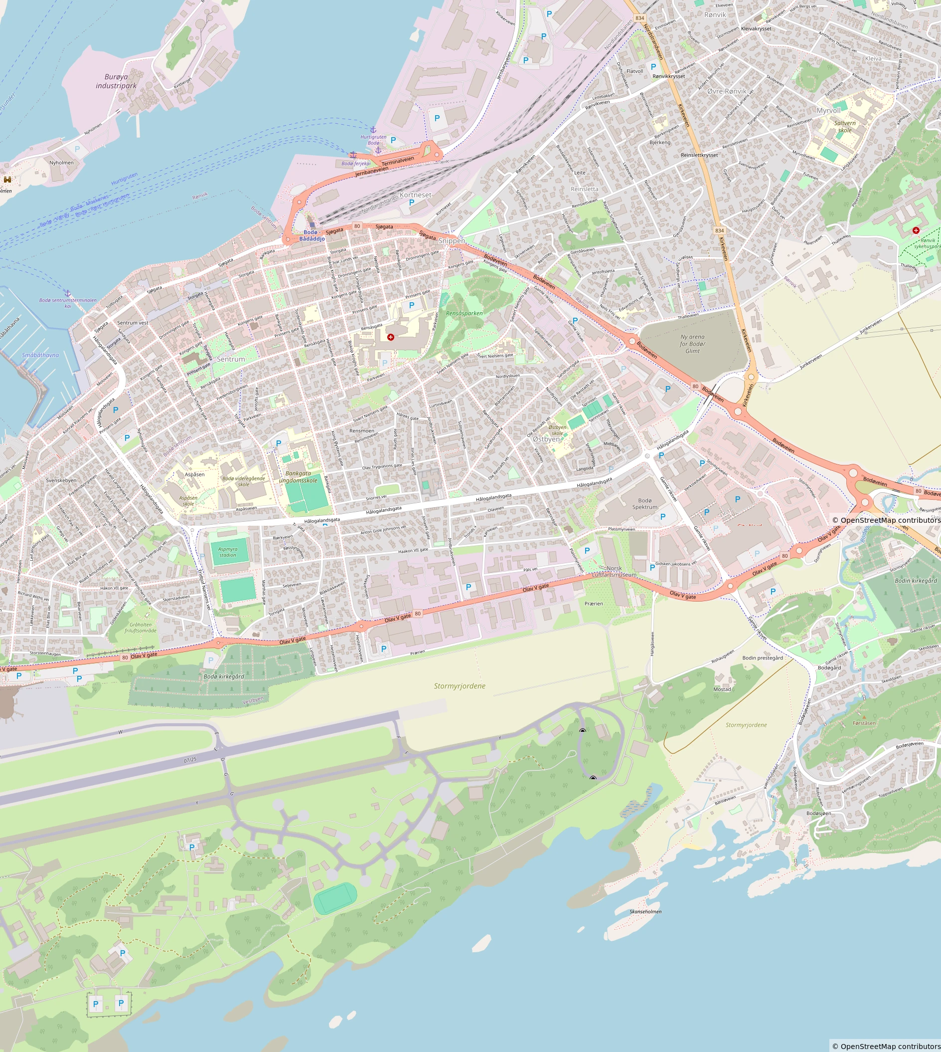 Bodø Map
