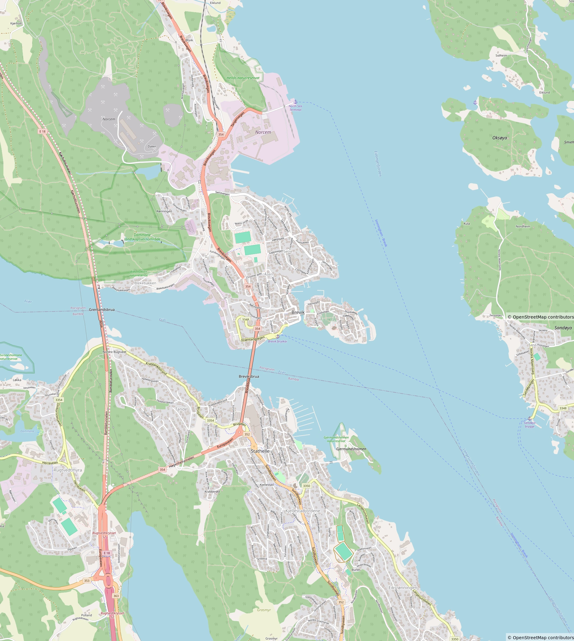 Brevik Map