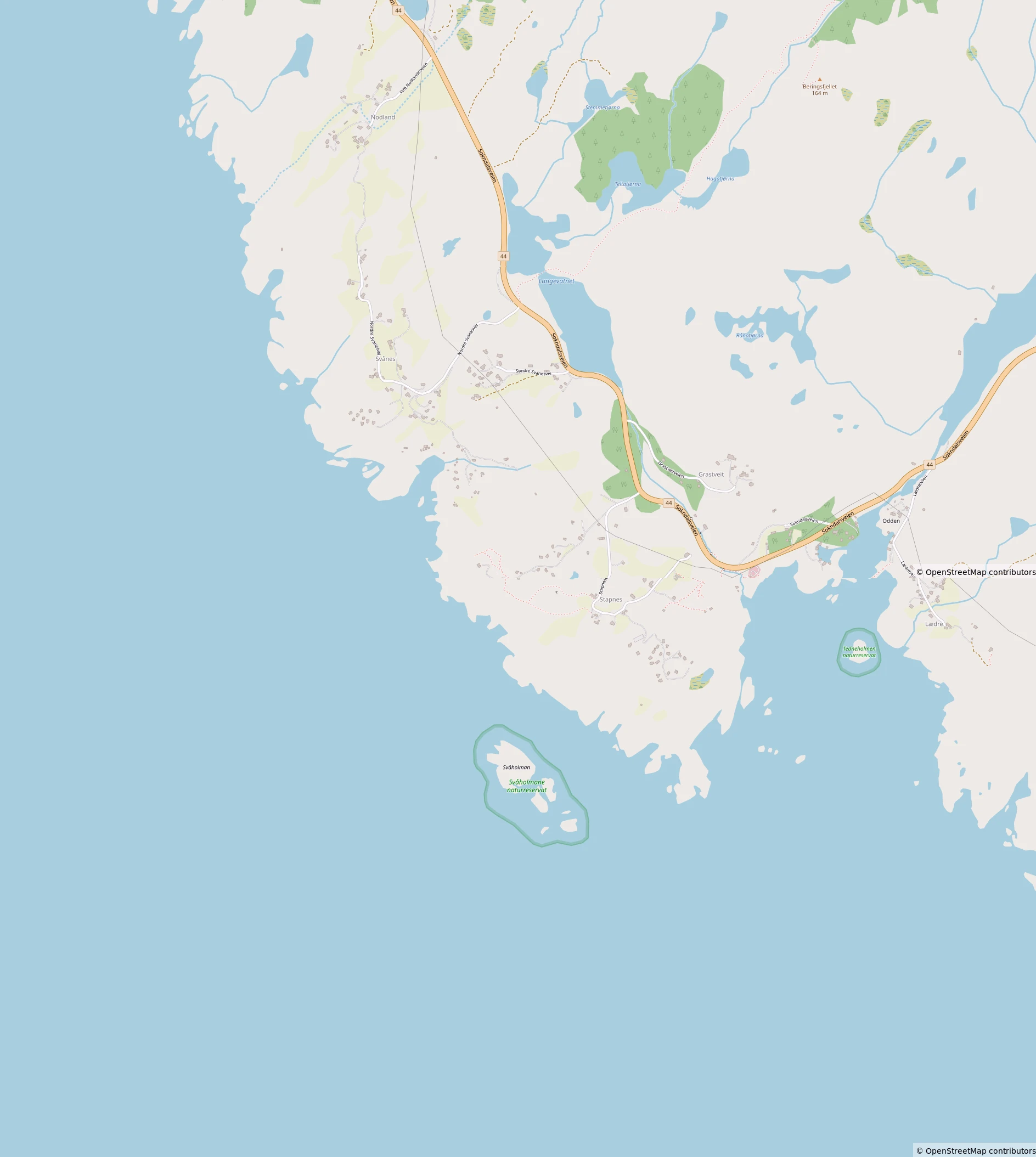 Egersund Map