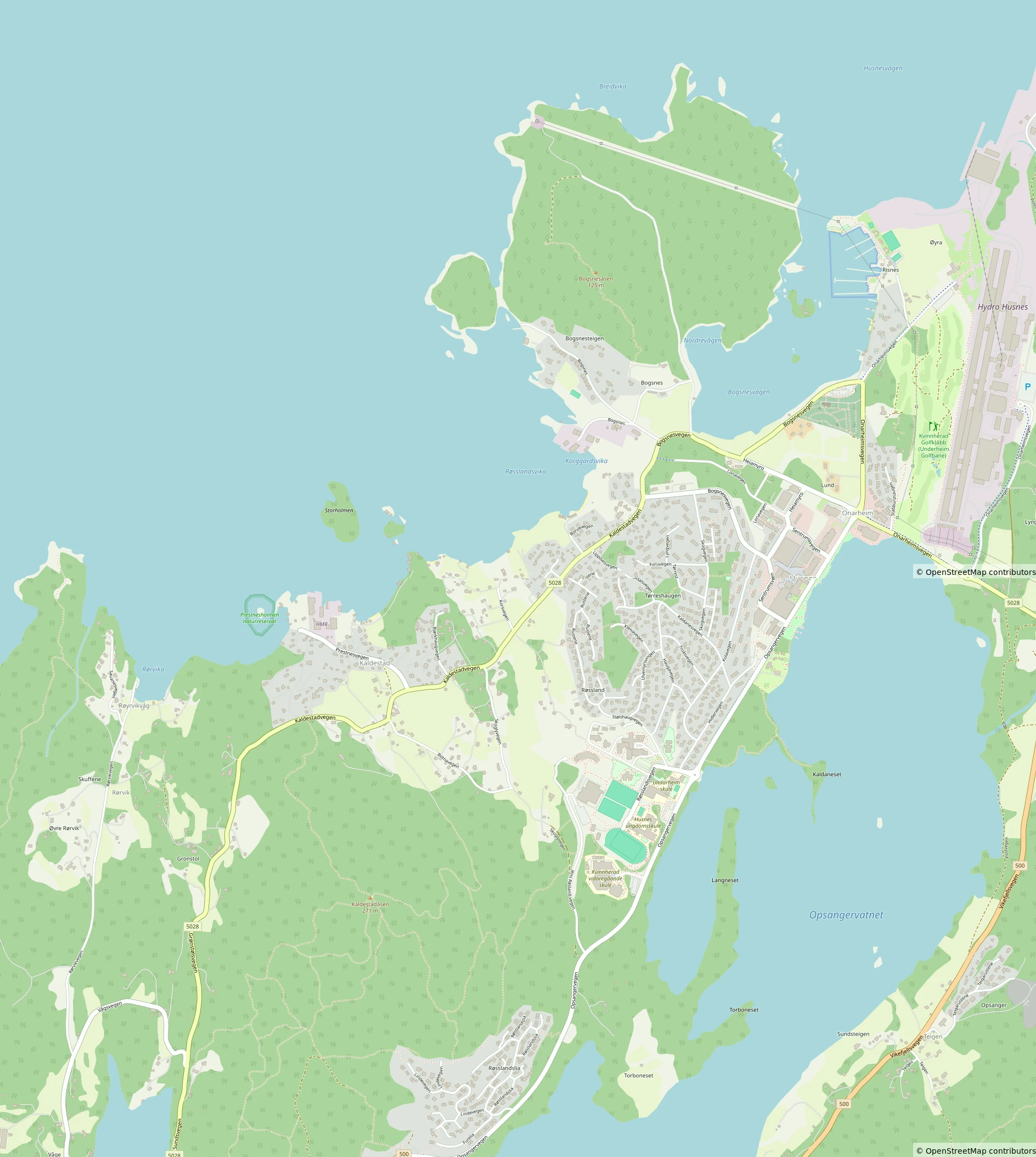 Husnes Map