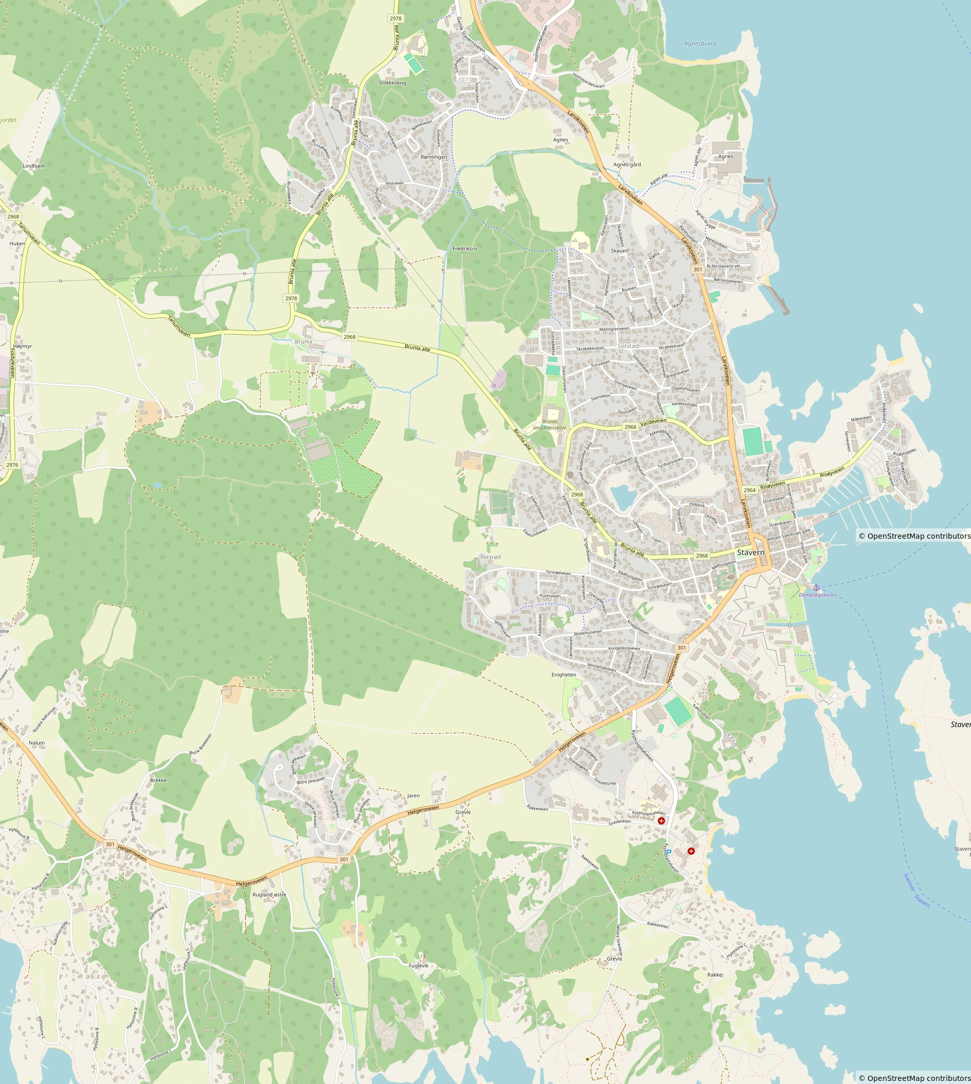 Larvik Map