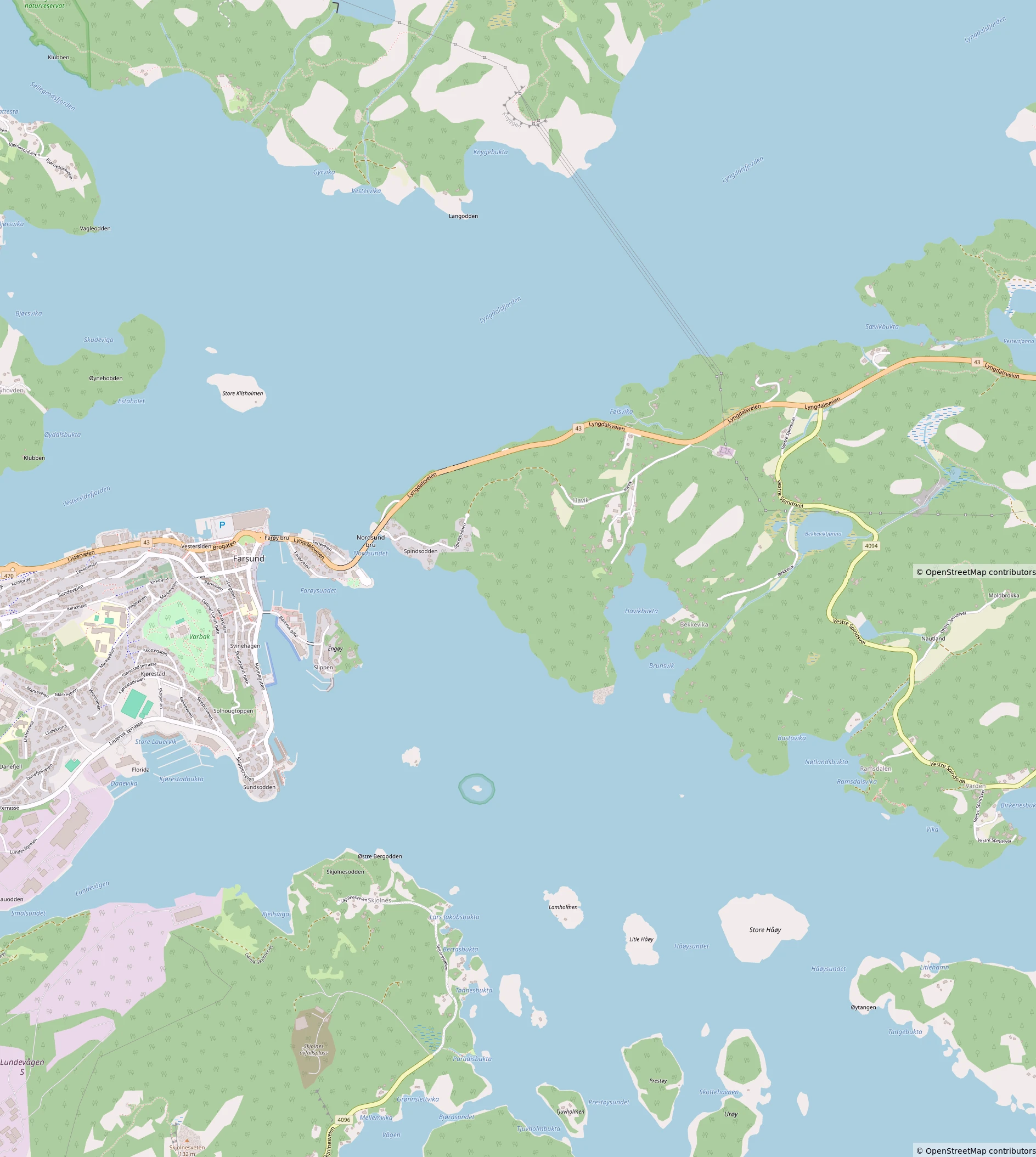 Farsund Map