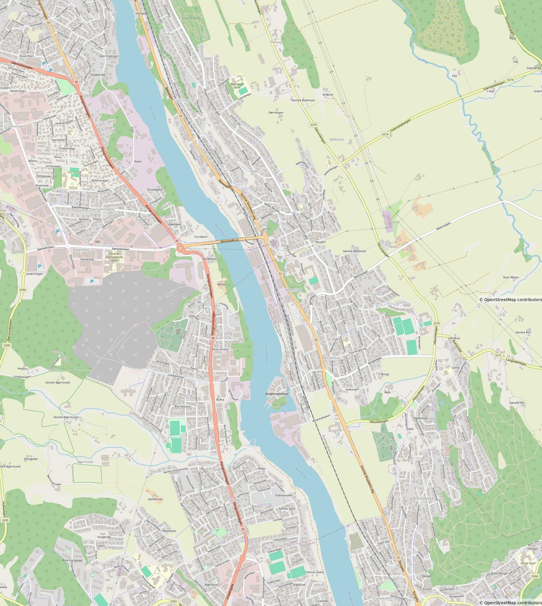 Menstad Map