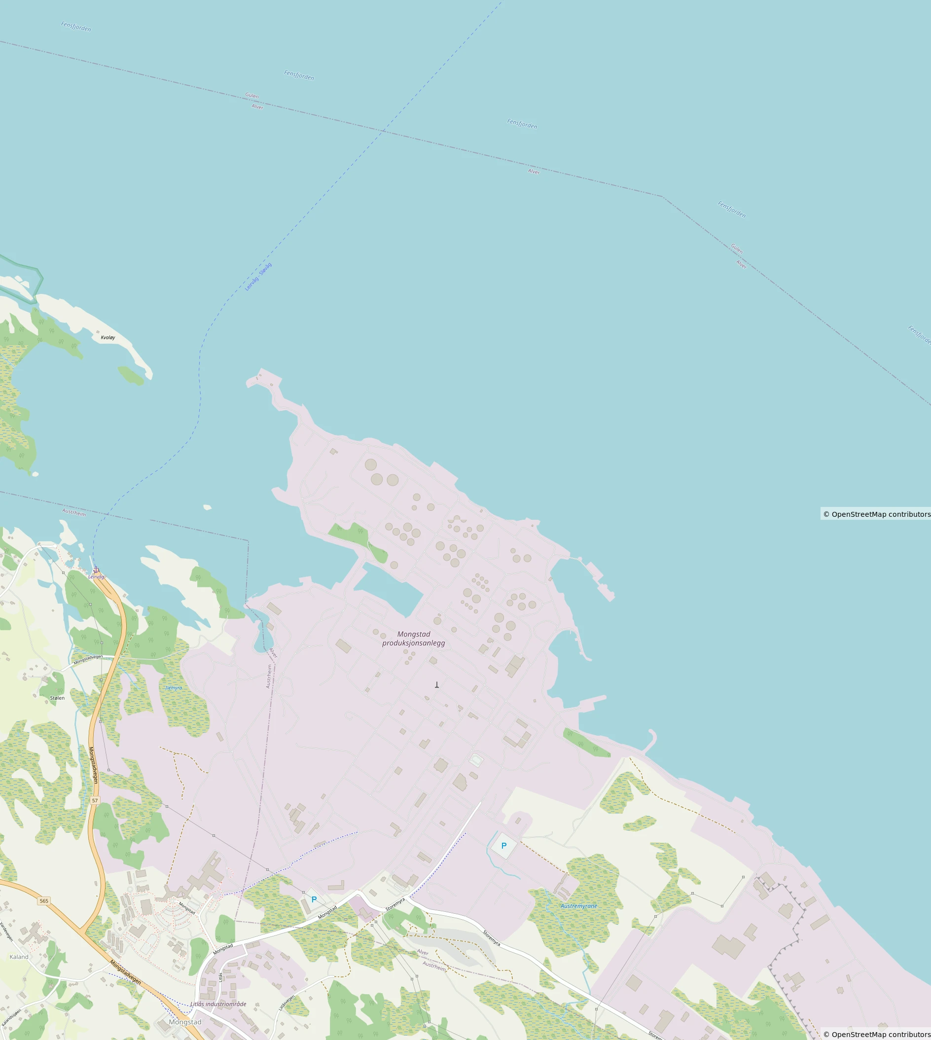 Mongstad Map