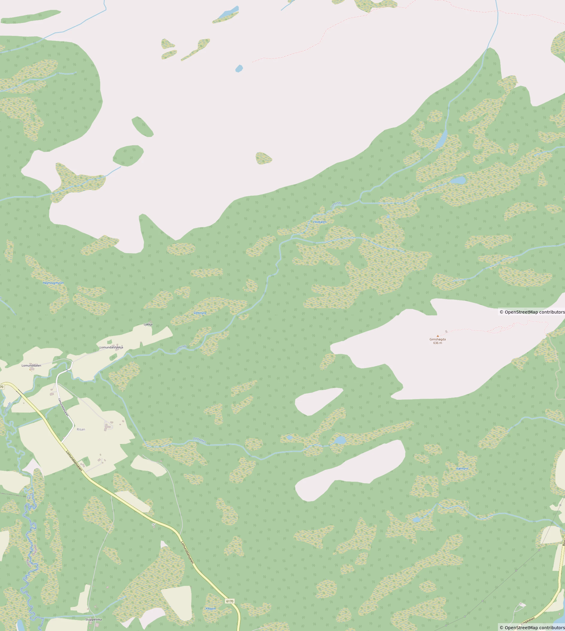 Orkanger Map
