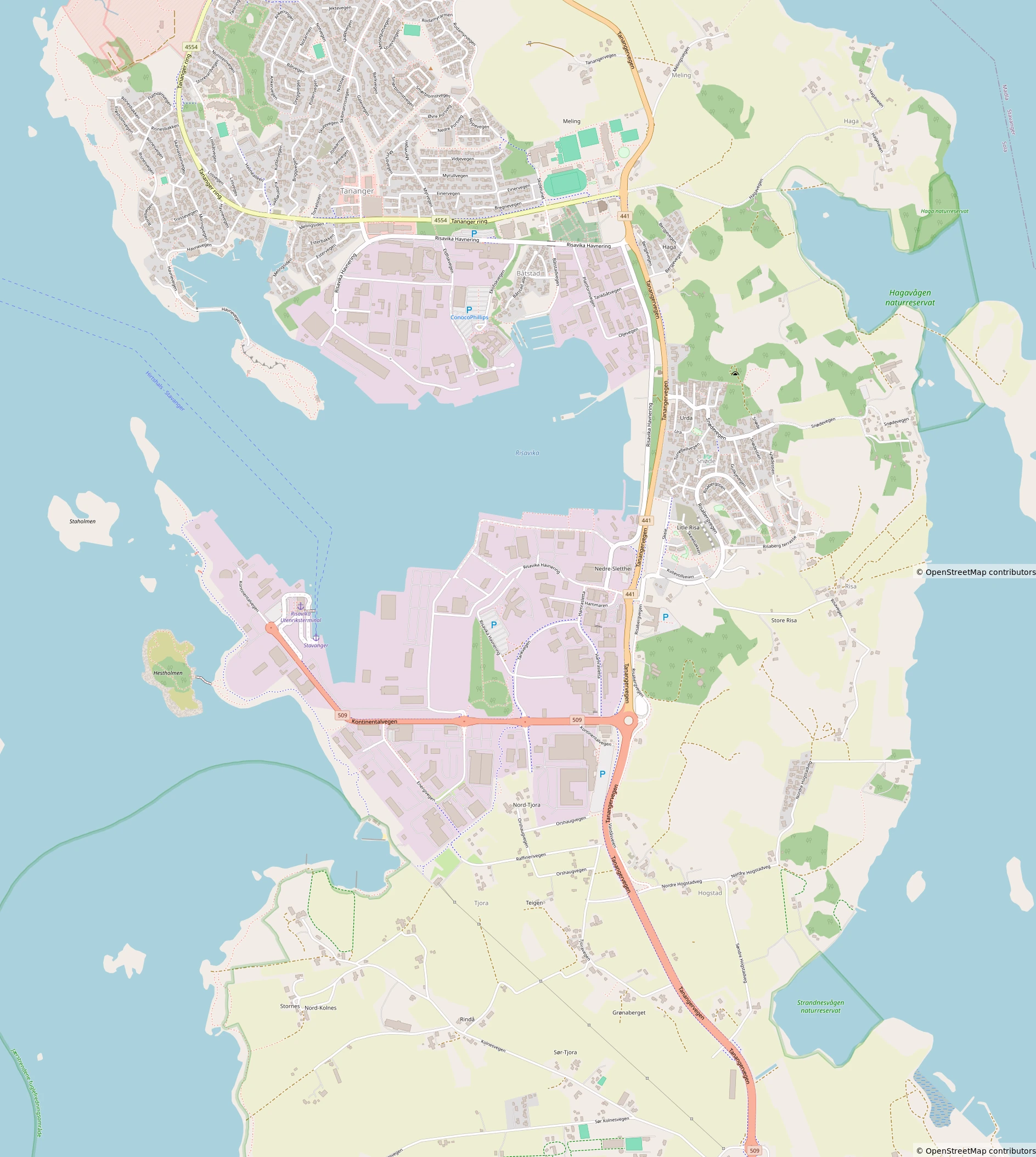 Risavika Map