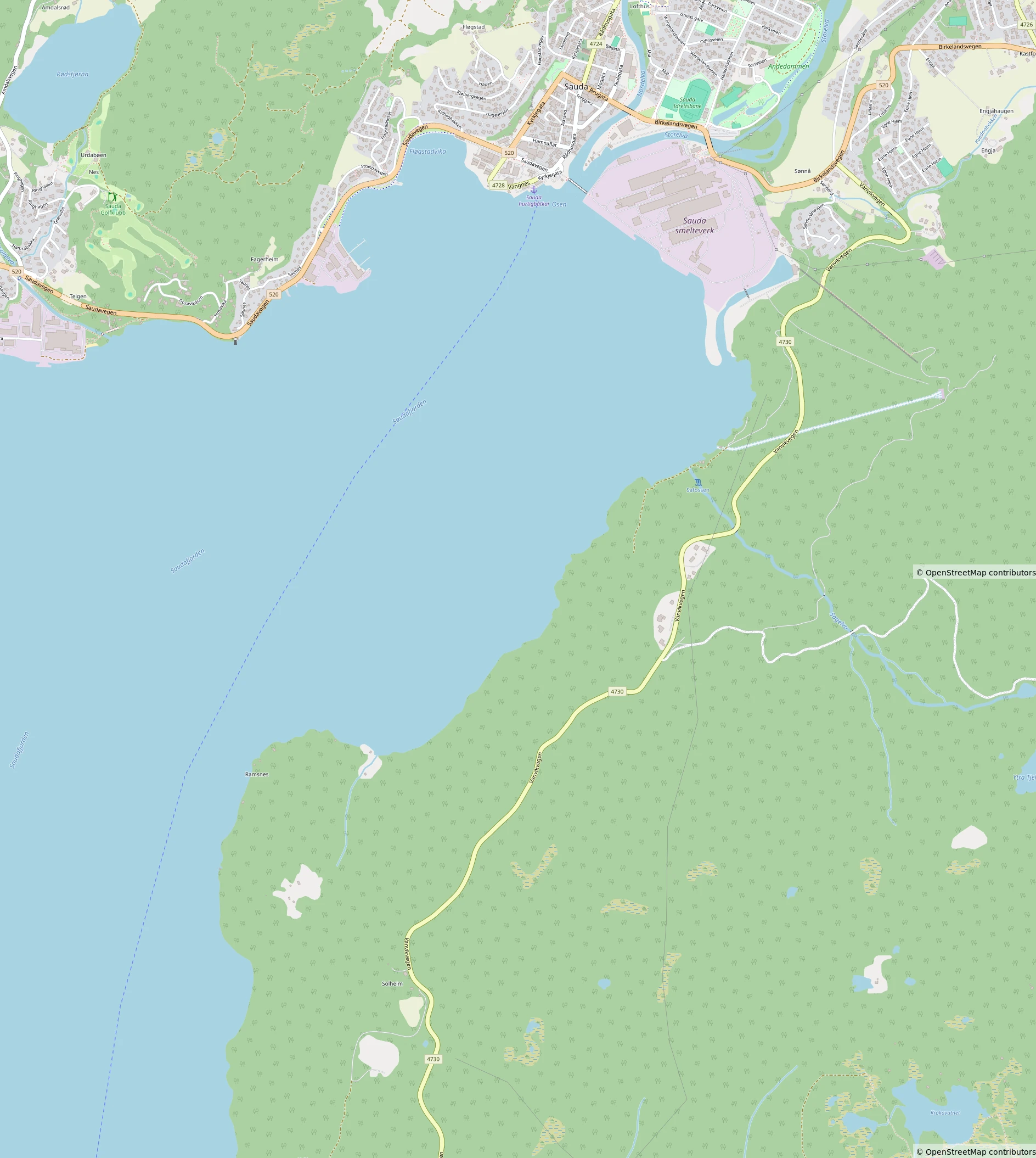 Sauda Map