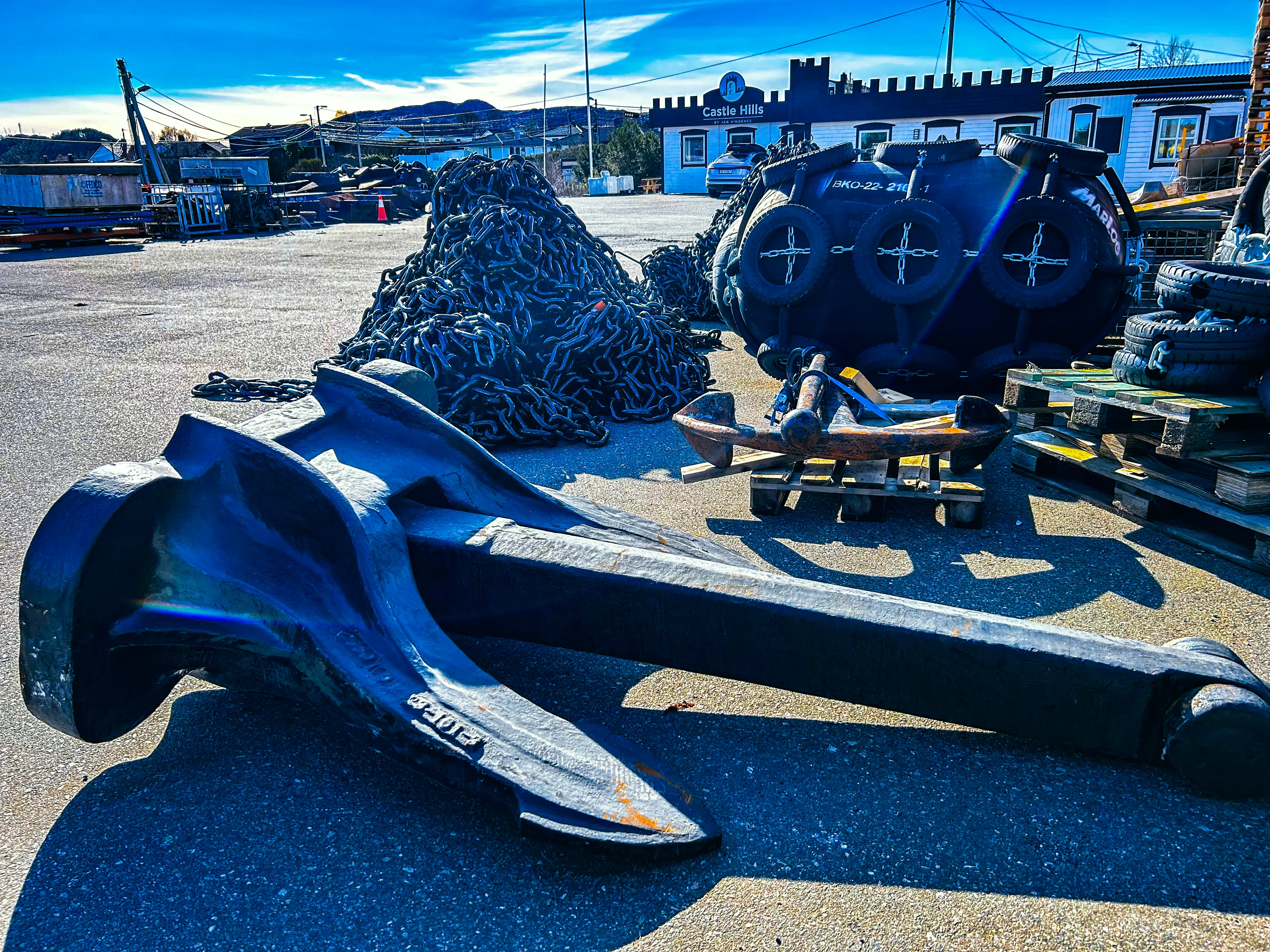 Spek M anchor in Sotra, Norway